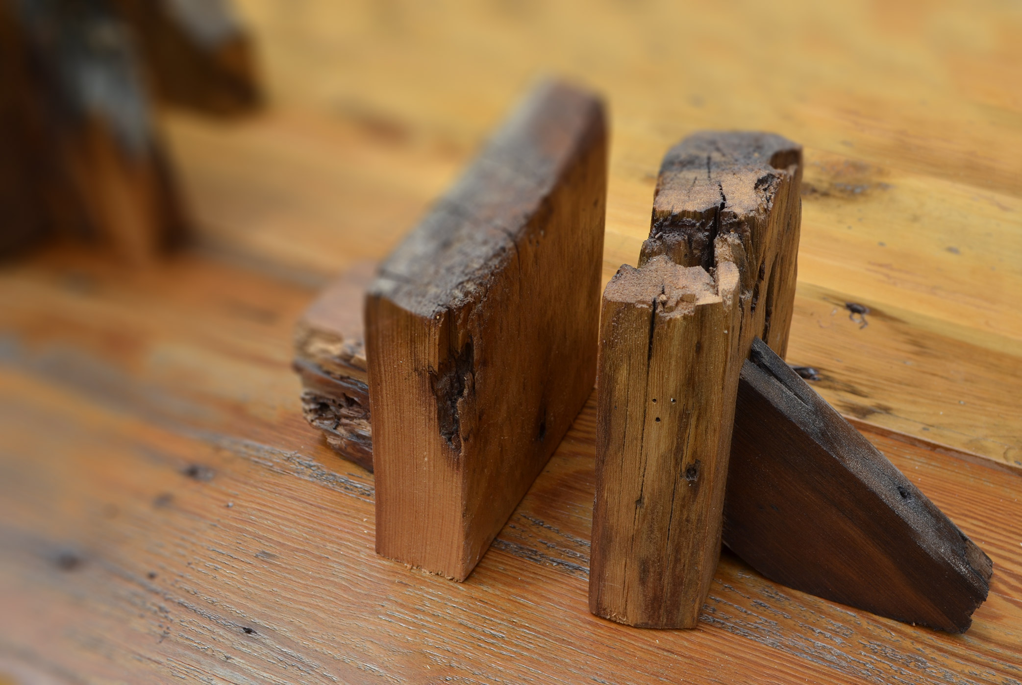 Rustic bookends Abodeacious