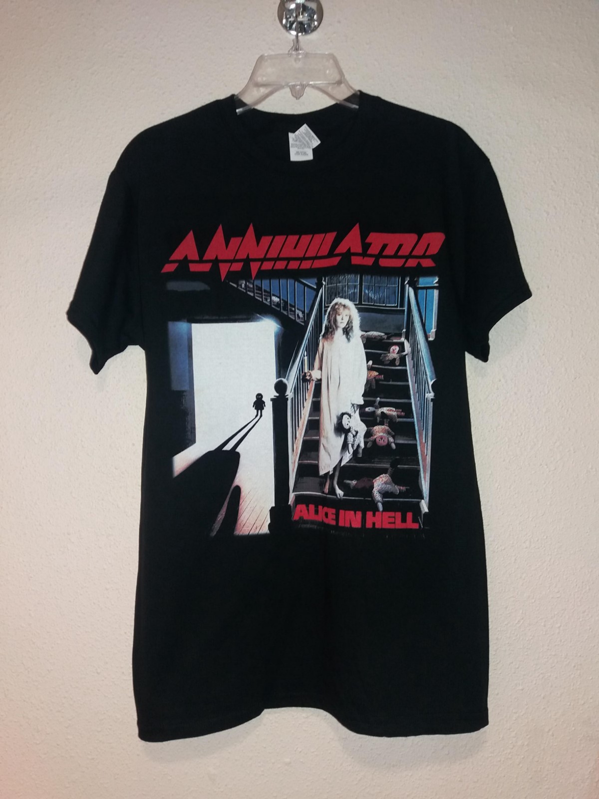 Annihilator Alice In Hell Polera Negra Hombre Abominatron