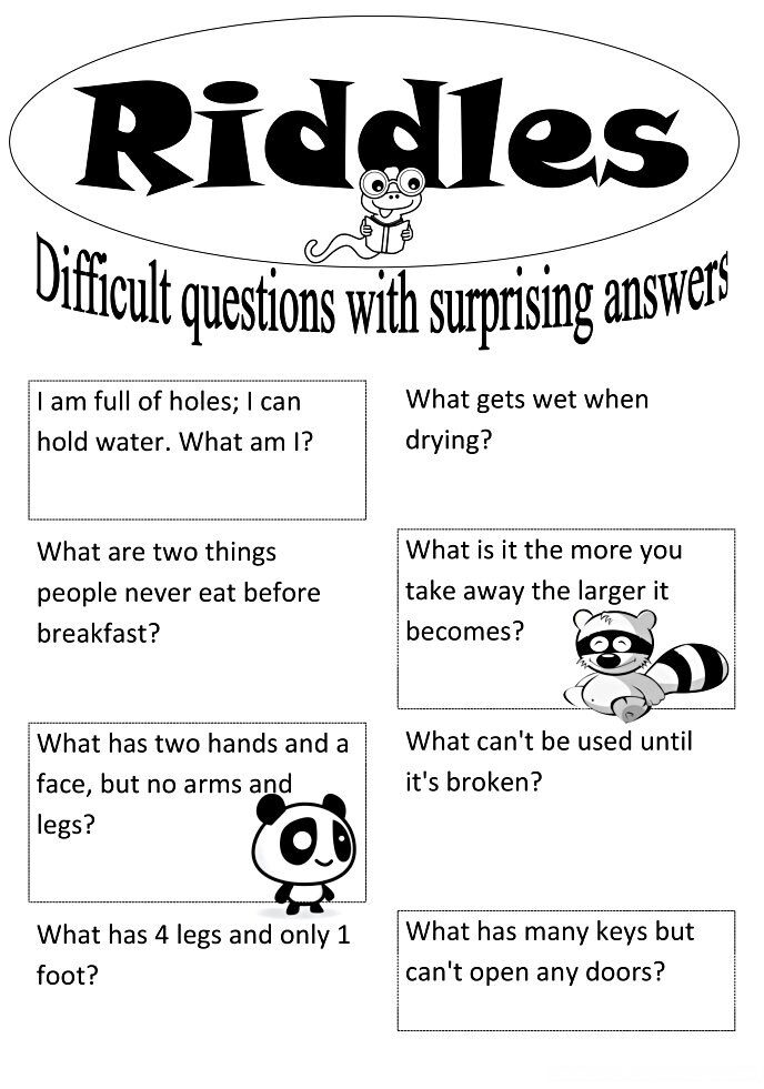 Riddlesicebreakerslesson.