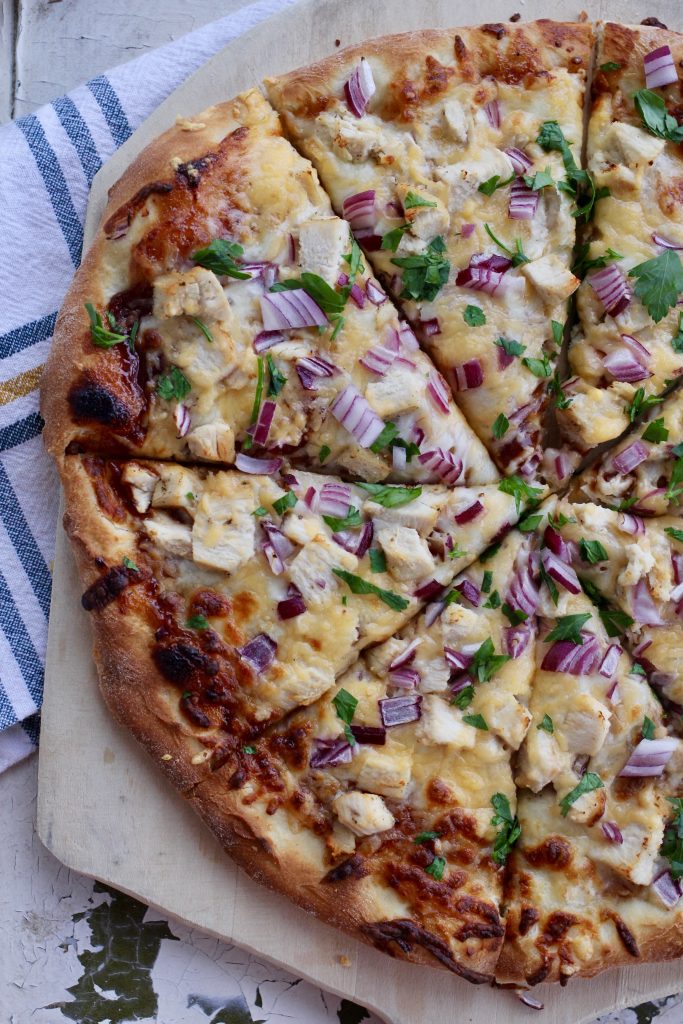 Bbq Chicken Pizza A Bountiful Kitchen