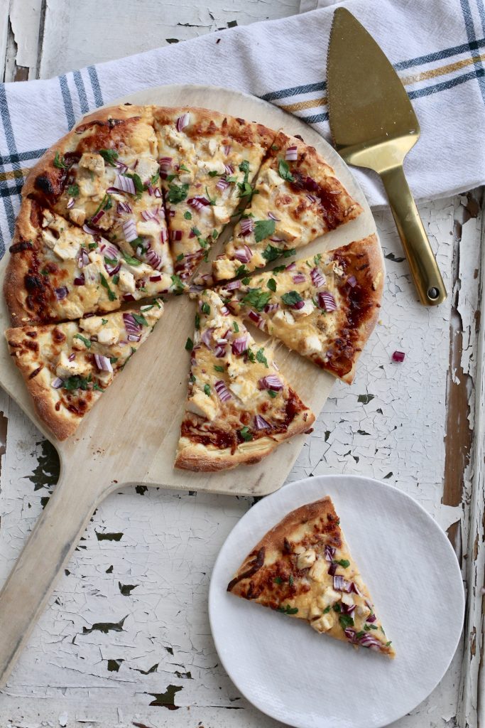 Bbq Chicken Pizza A Bountiful Kitchen