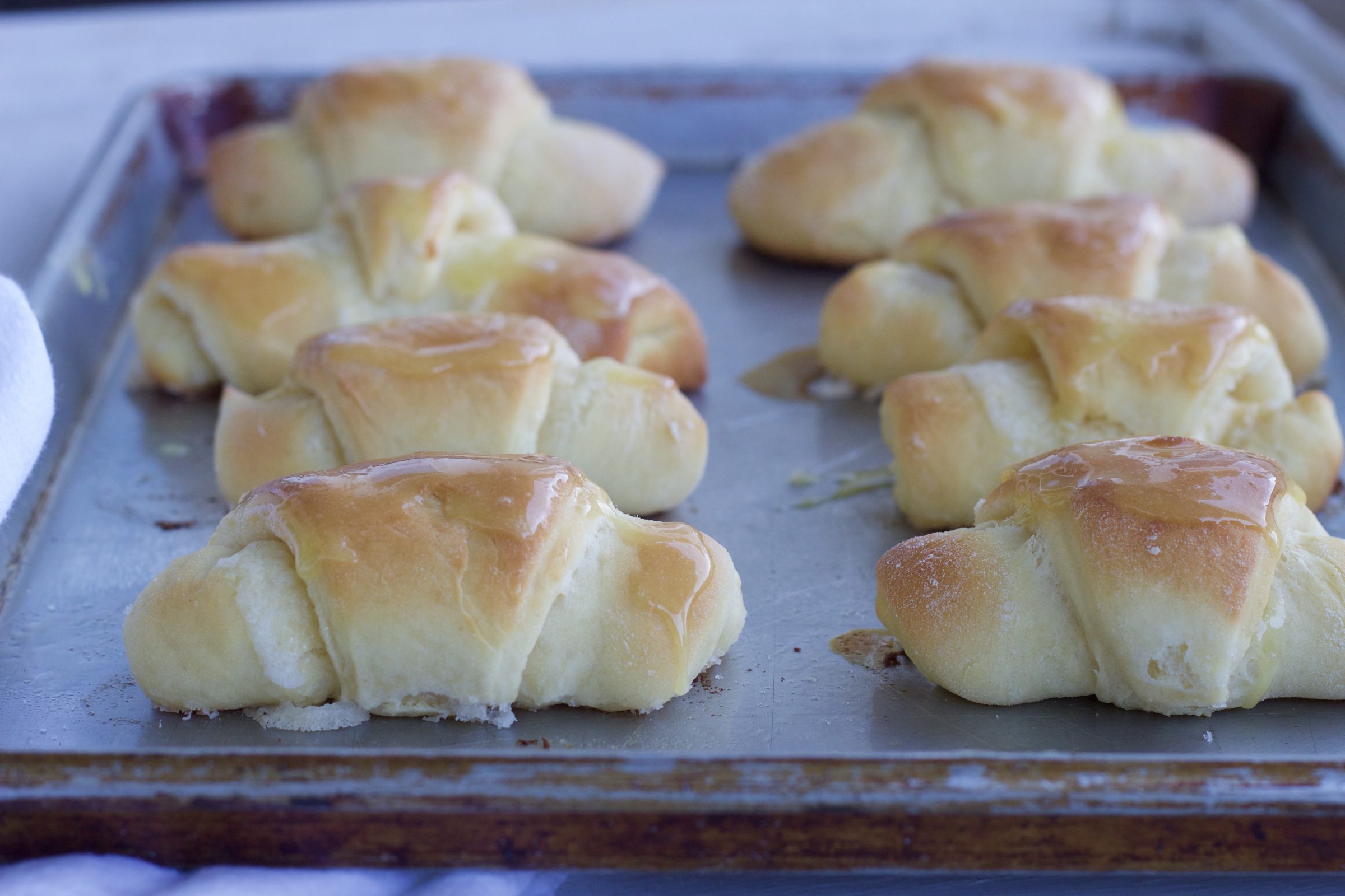 Orange Rolls with Sour Cream Glaze A Bountiful Kitchen