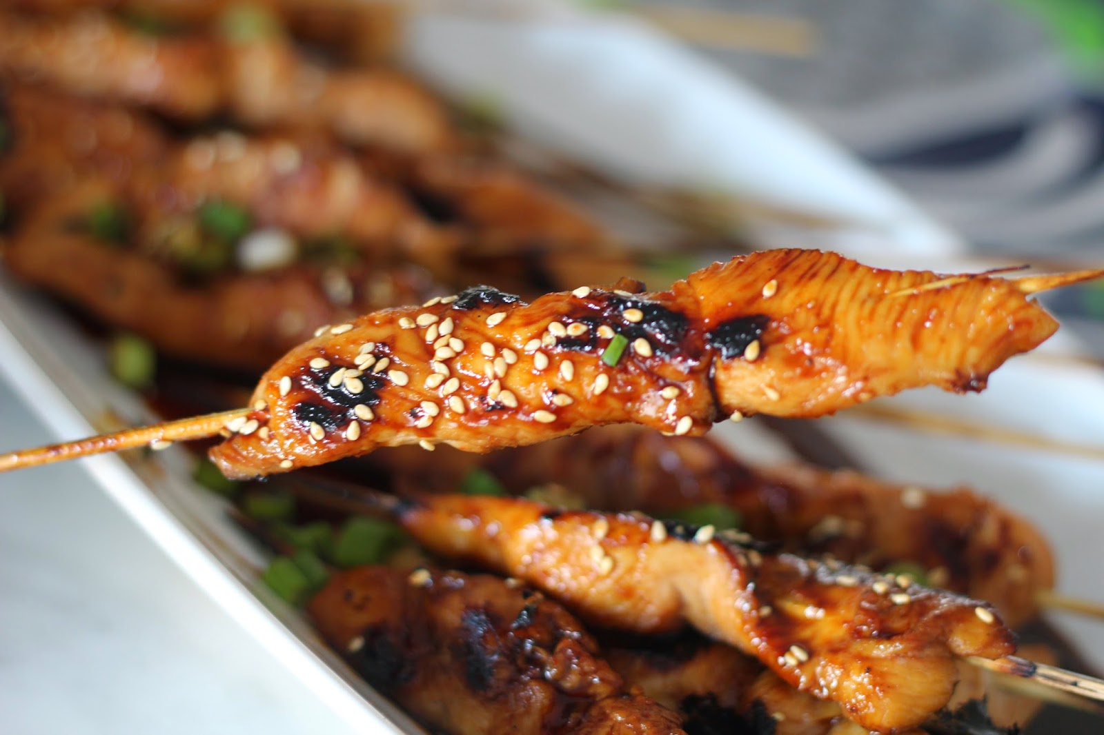 Sweet and Spicy Asian Chicken Skewers A Bountiful Kitchen