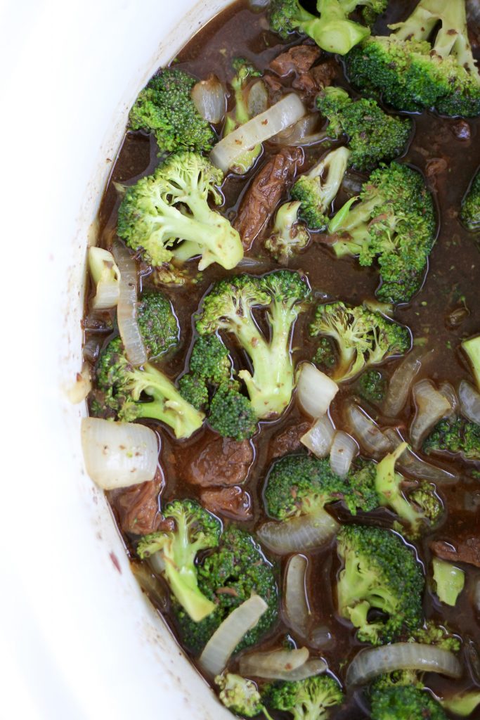 Slow Cooker Beef and Broccoli with Rice A Bountiful Kitchen