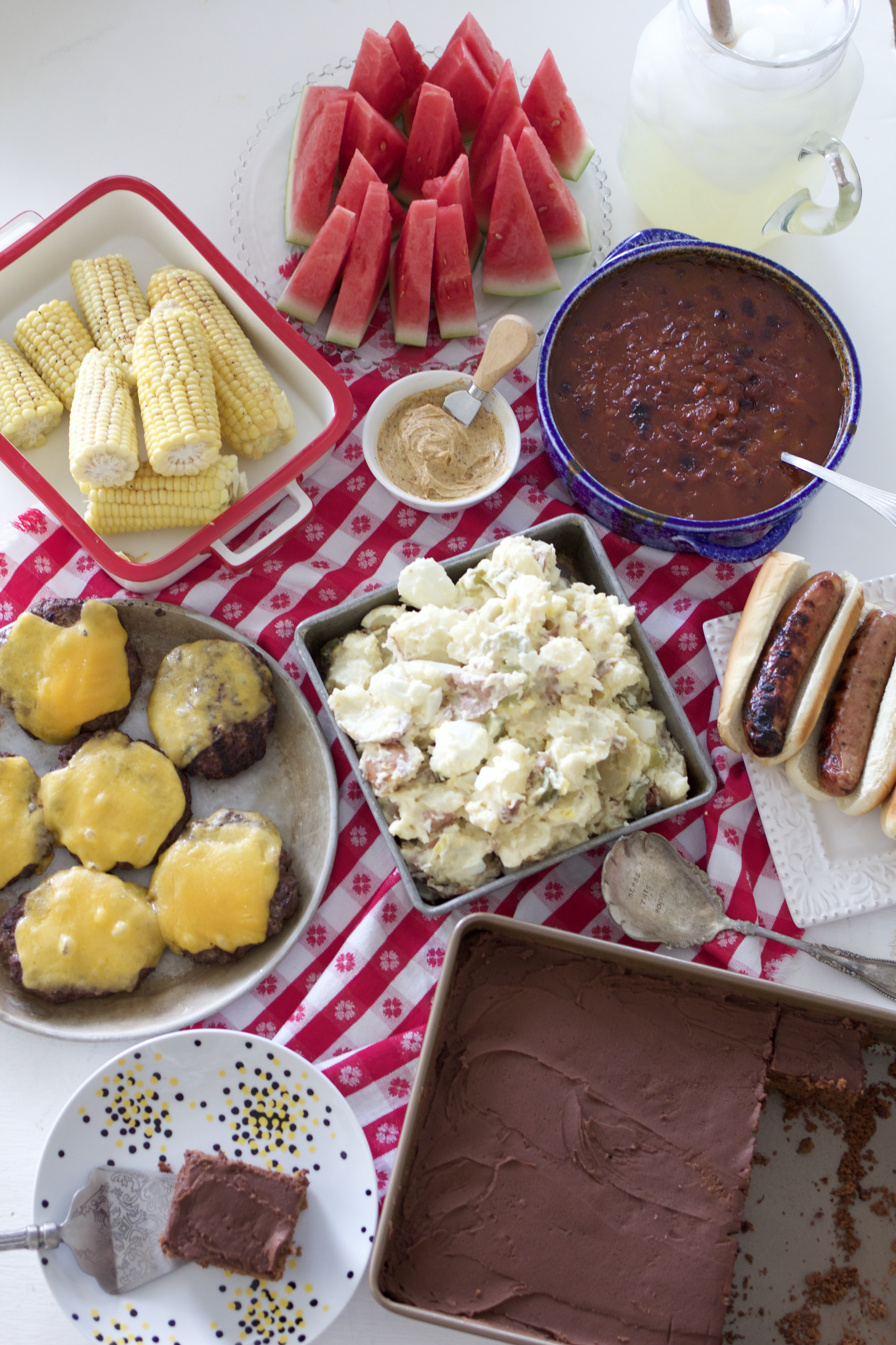 Brownie Picnic Cake with Chocolate Buttercream Frosting A Bountiful