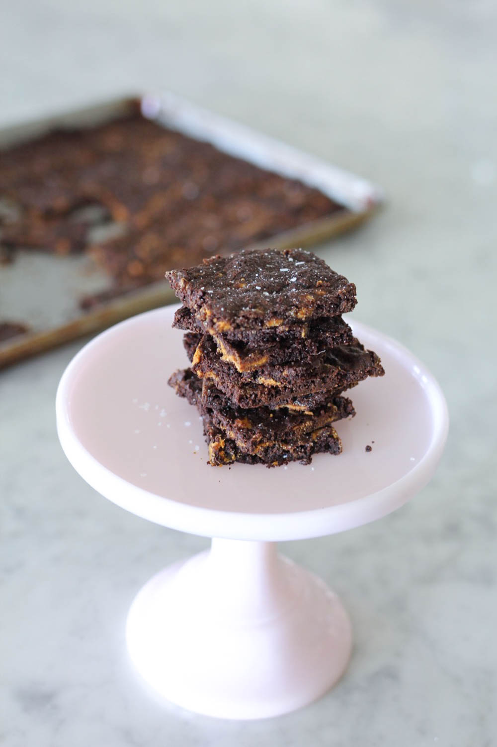 Salted Caramel Brownie Brittle A Bountiful Kitchen