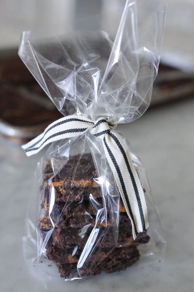 Salted Caramel Brownie Brittle A Bountiful Kitchen