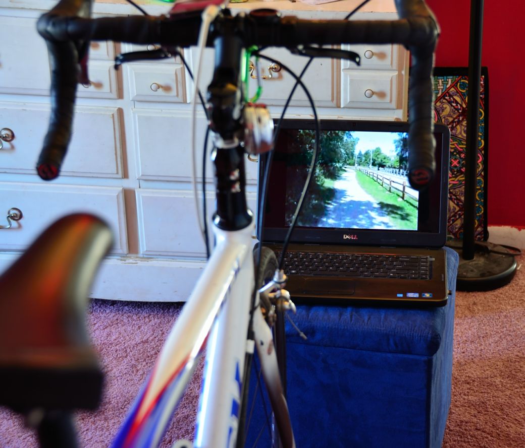 New Bike Trainer Setup and Entertainment Options AboutBicycles Bike Blog