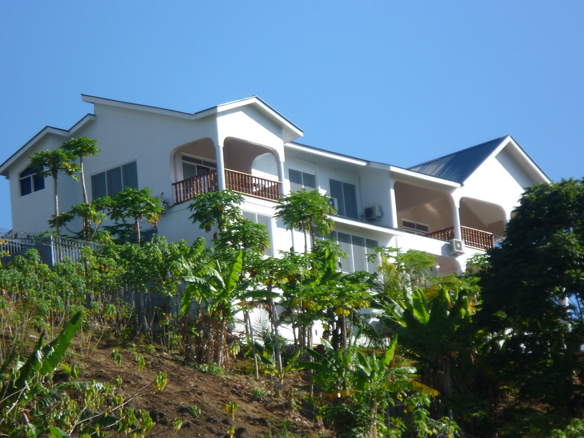 Solomon Islands. A worldclass apartment complex, one step at a time