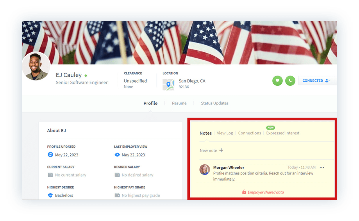 Latest Features for Finding Cleared Professionals ClearanceJobs
