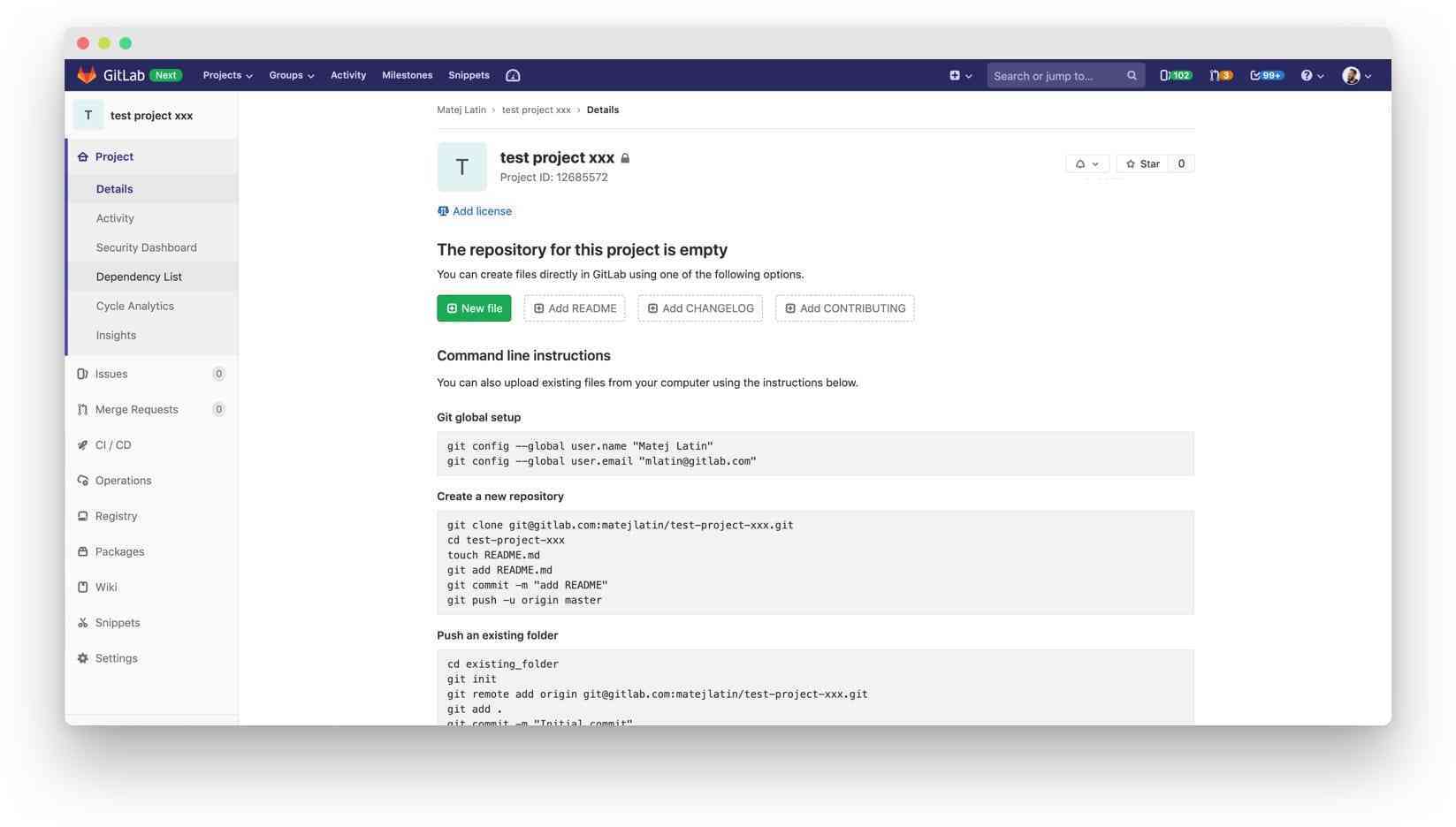 Quantifying UX Positioning the clone button GitLab