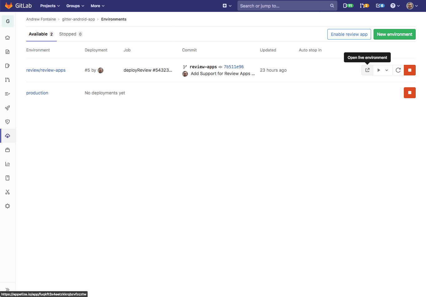 How to create Review Apps for Android with GitLab, fastlane, and