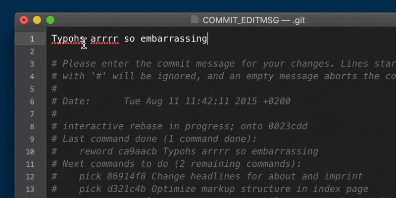 How to keep your Git history clean with interactive rebase GitLab