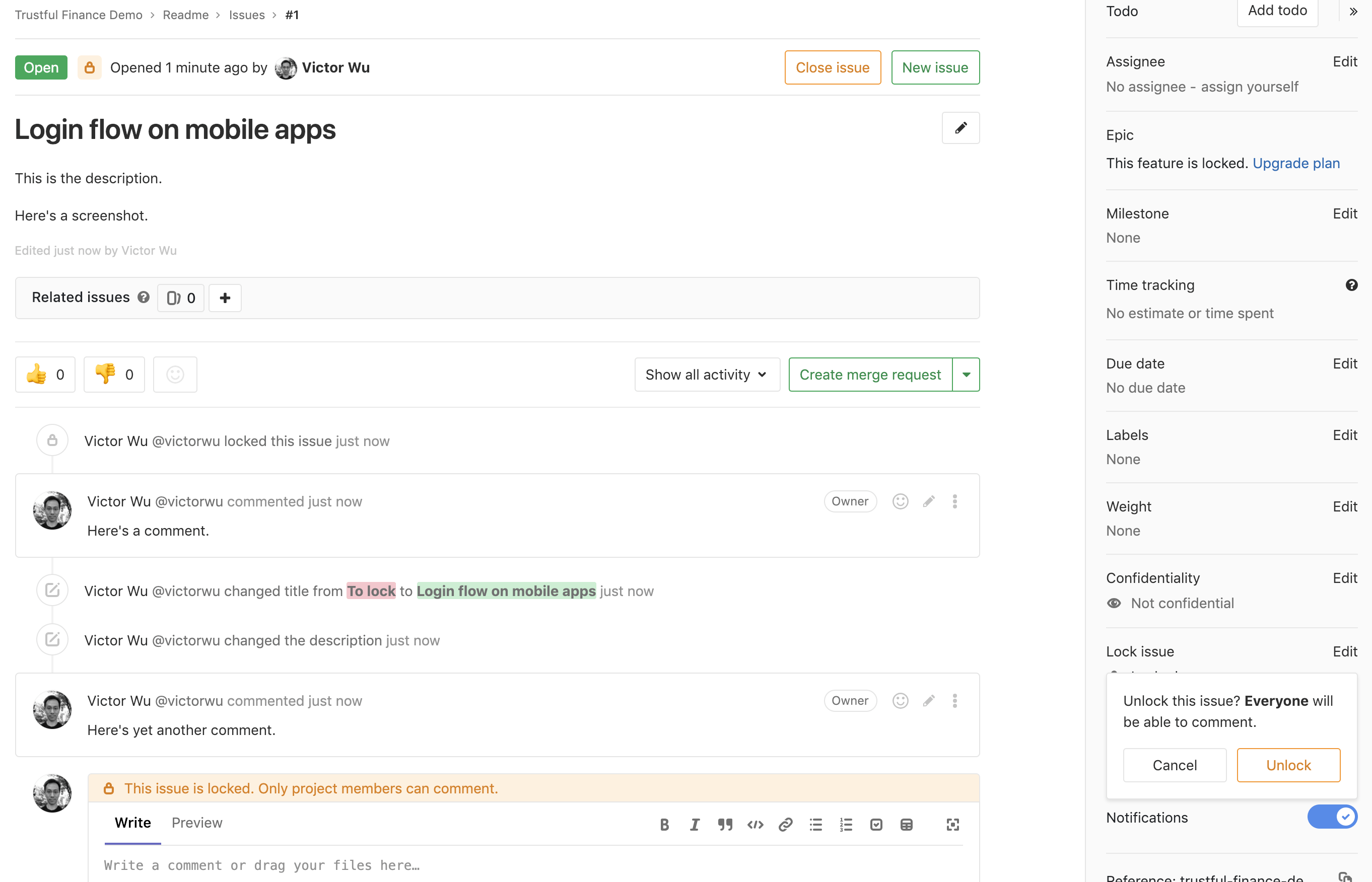 Features GitLab