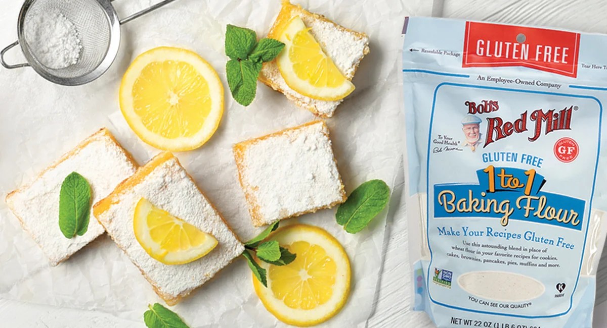 GlutenFree Lemon Bars for Spring Easy Recipe with Bob's Red Mill