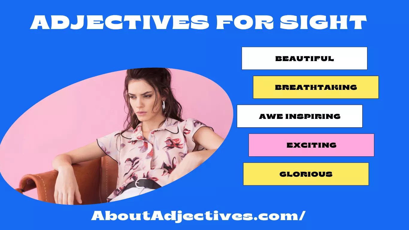 Adjectives for SightWords to Describe Sight