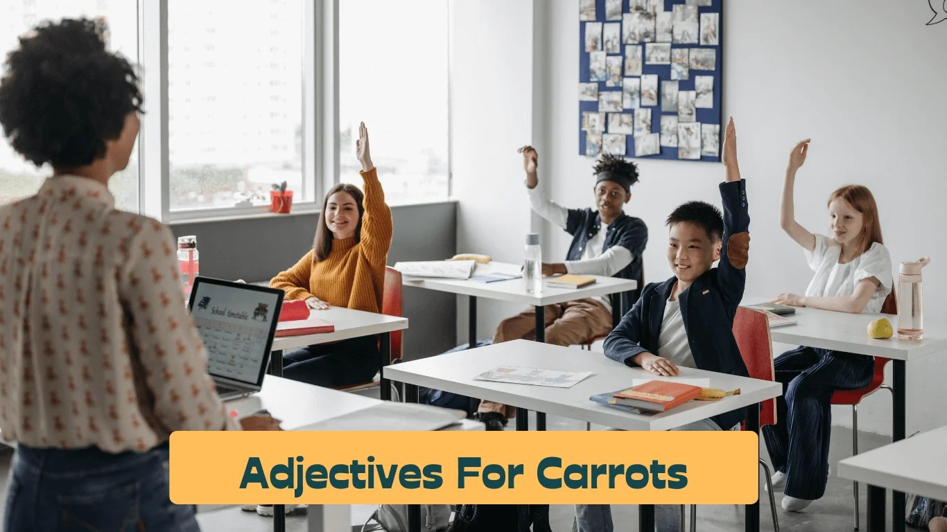 Adjectives for Carrots Words to Describe About Carrot
