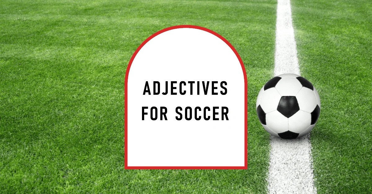 Adjectives for Soccer Words to Describe About Soccer