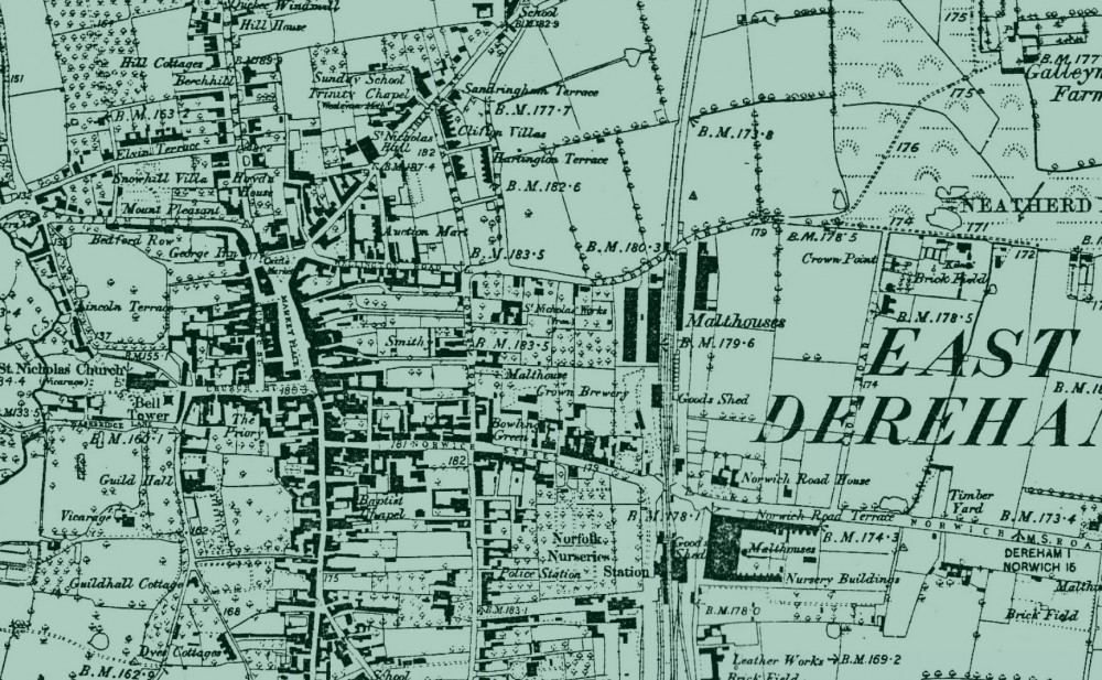 map About Dereham