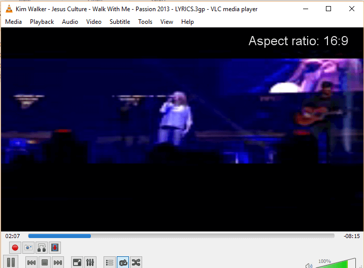 VLC Media Player Change Aspect Ratio • About Device