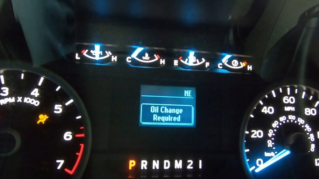 How To Do the 2014 Ford F150 Engine Oil Light Reset?