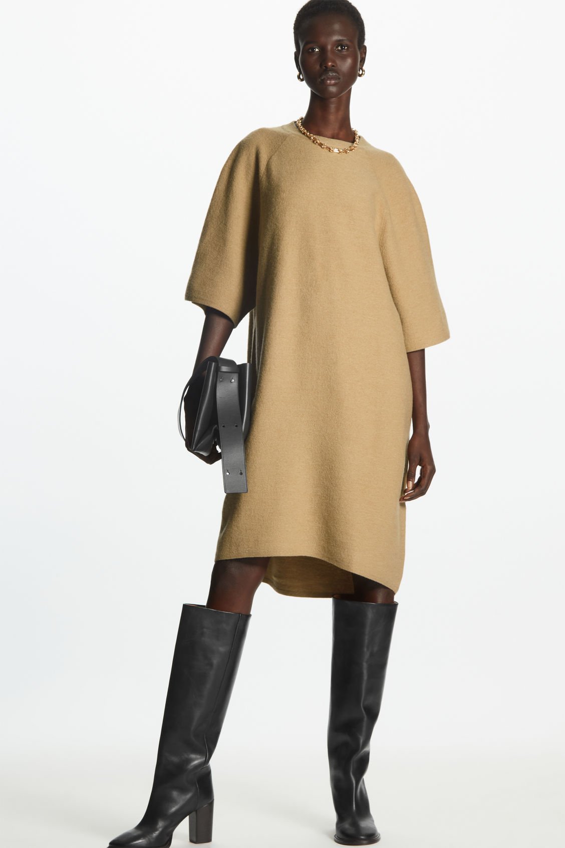 COS OversizedFit Wool Dress ABOUT ICONS