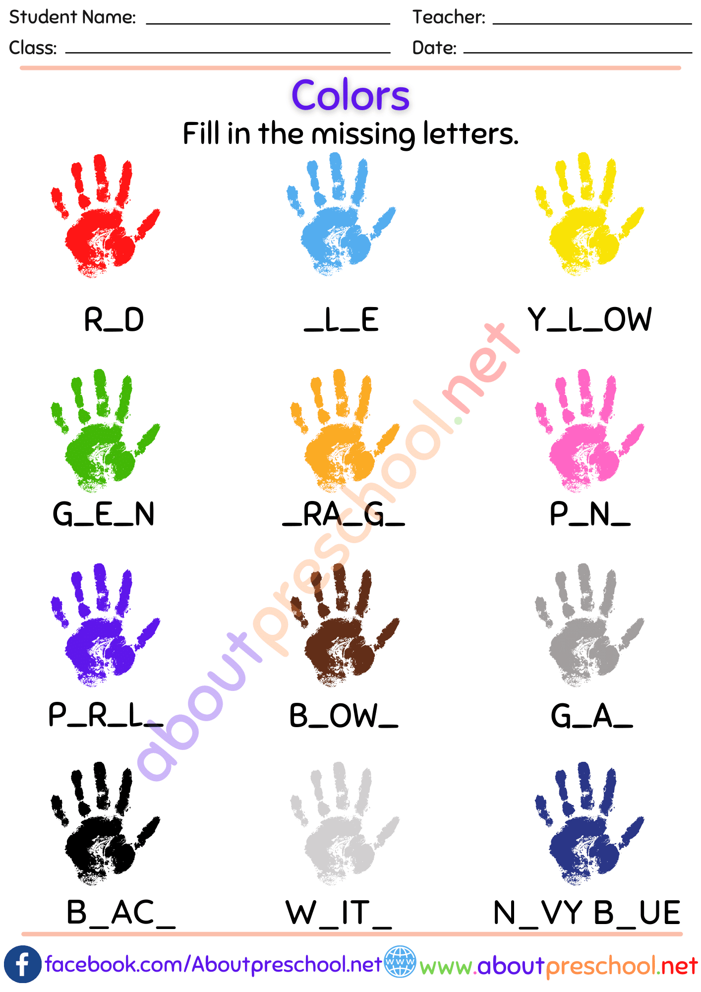 Missing Letter Archives Page 2 of 7 About Preschool