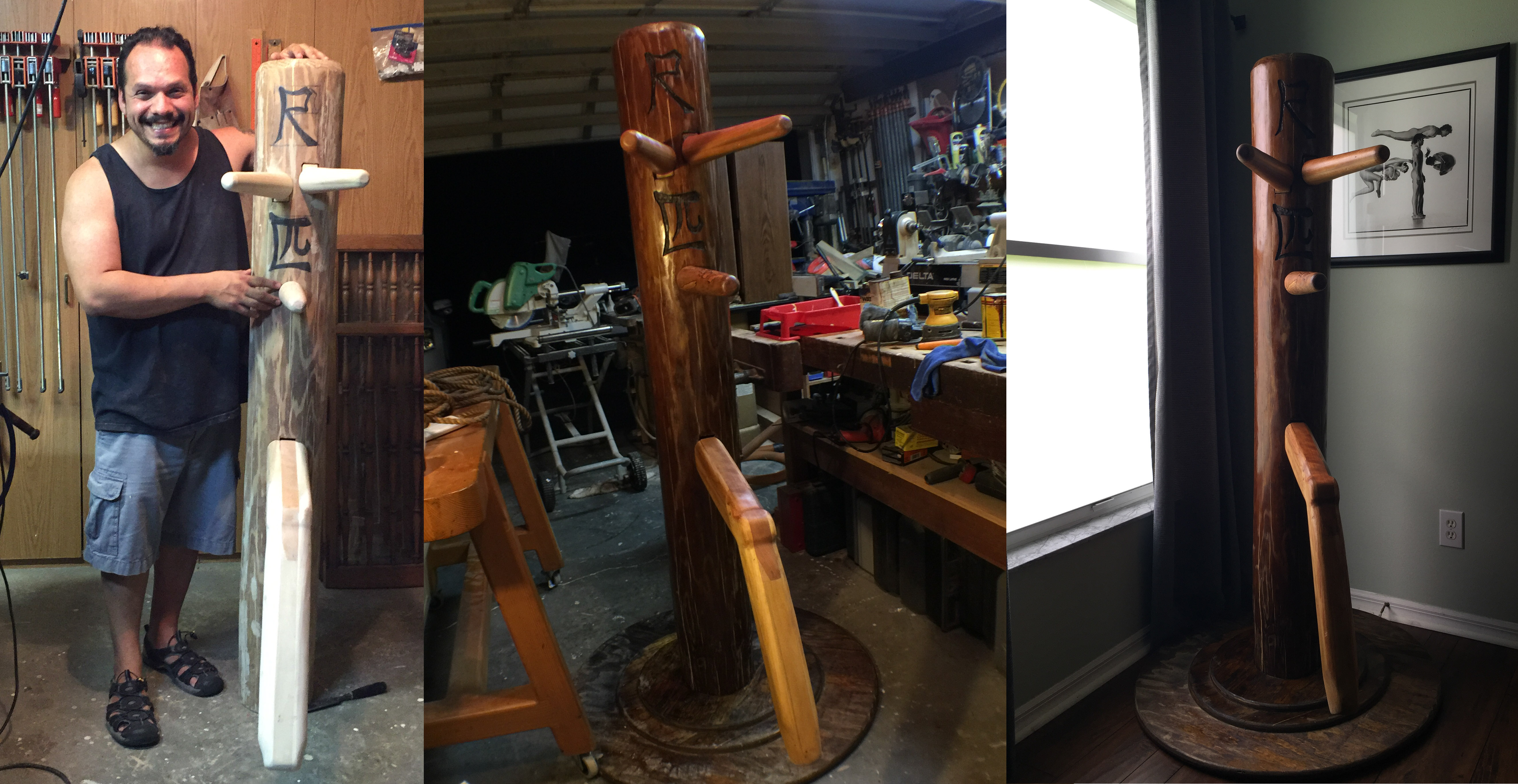 Building a Kung Fu Wooden Dummy With a Master ABOUT RC