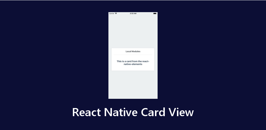 Material Design About React