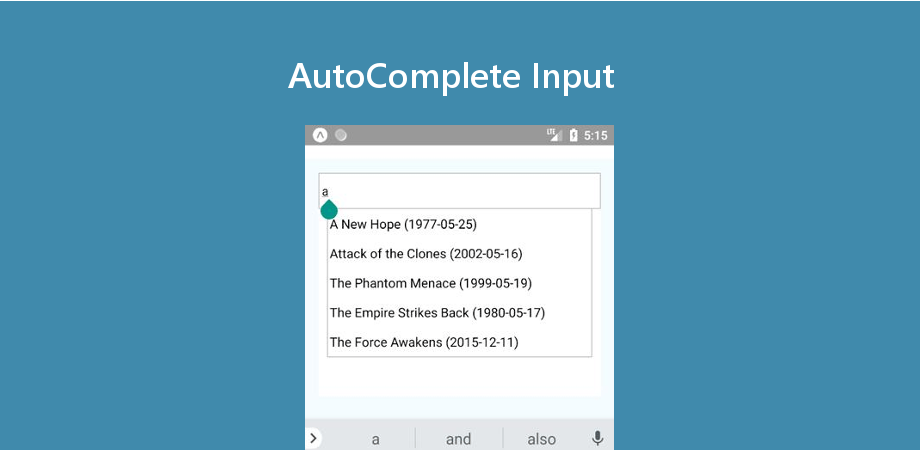 Example of React Native Input About React