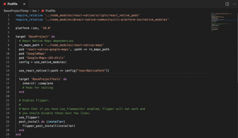 Integration of Google map in React Native using react