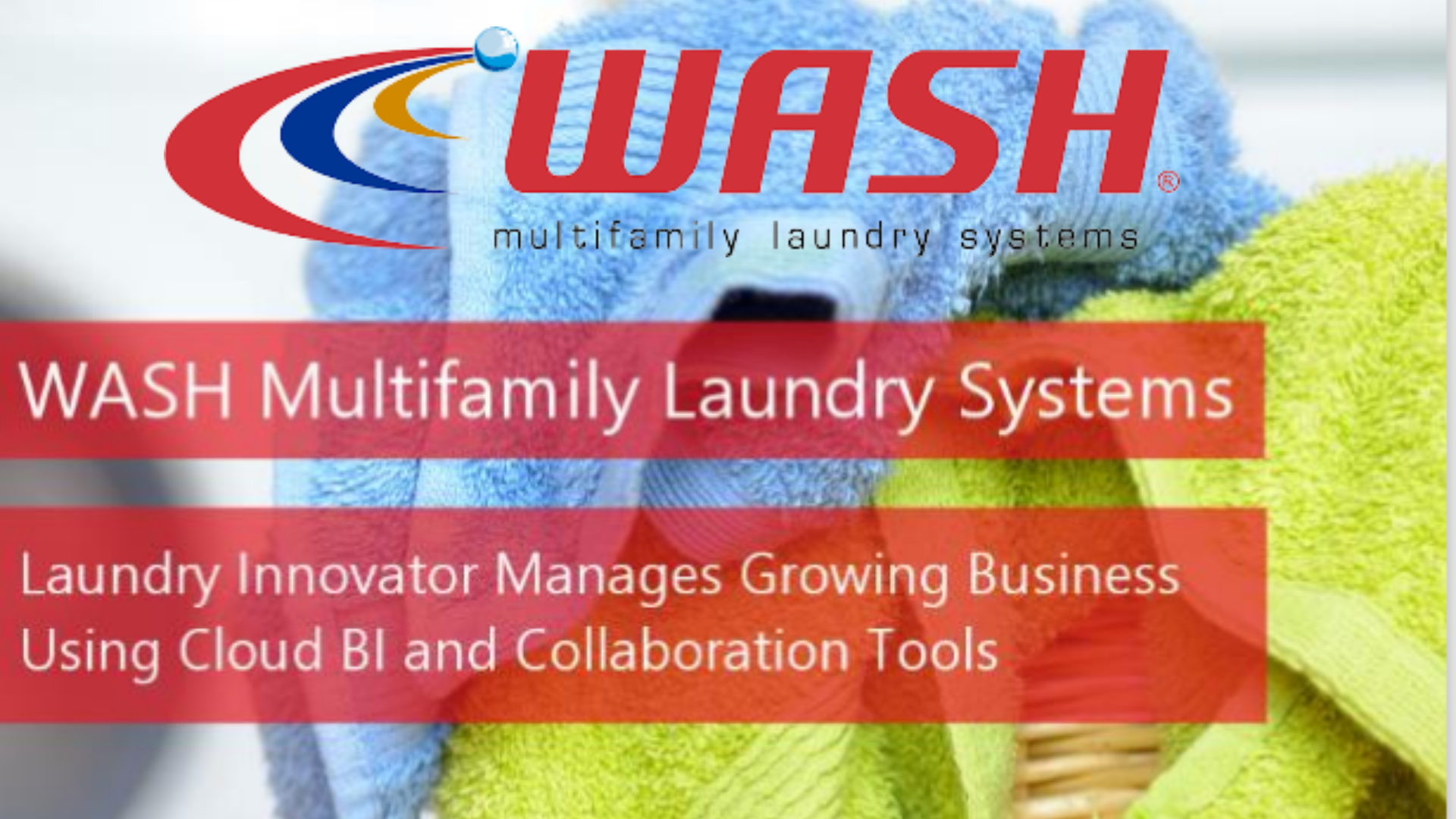 Case Study WASH Multifamily Laundry System Use of BI Software