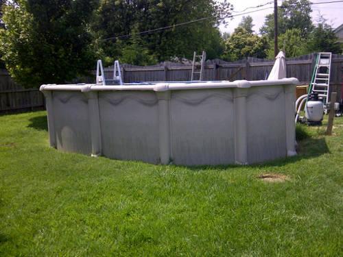 Some with above-ground pools will have a notion of selling them. This