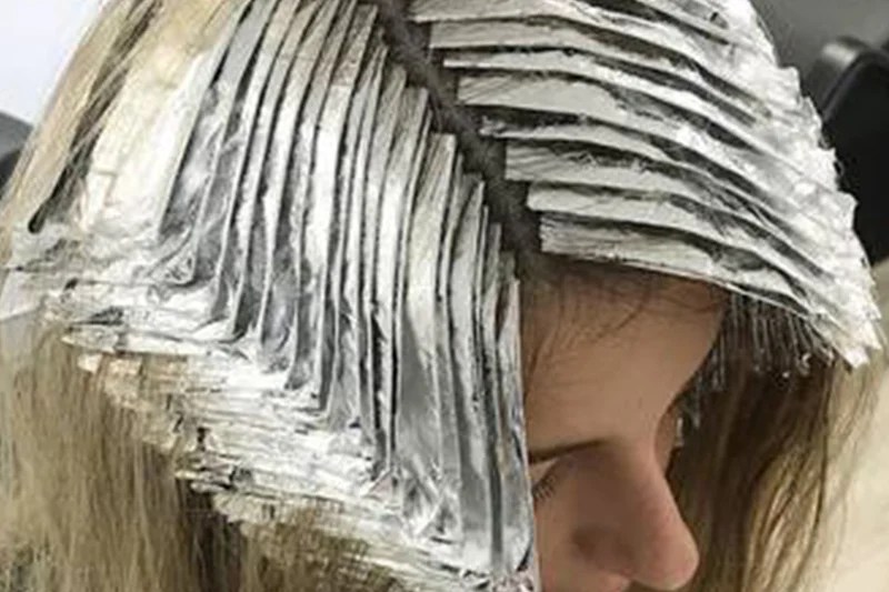 Don't do this! Less Foils for Better Blondes. Above Shears