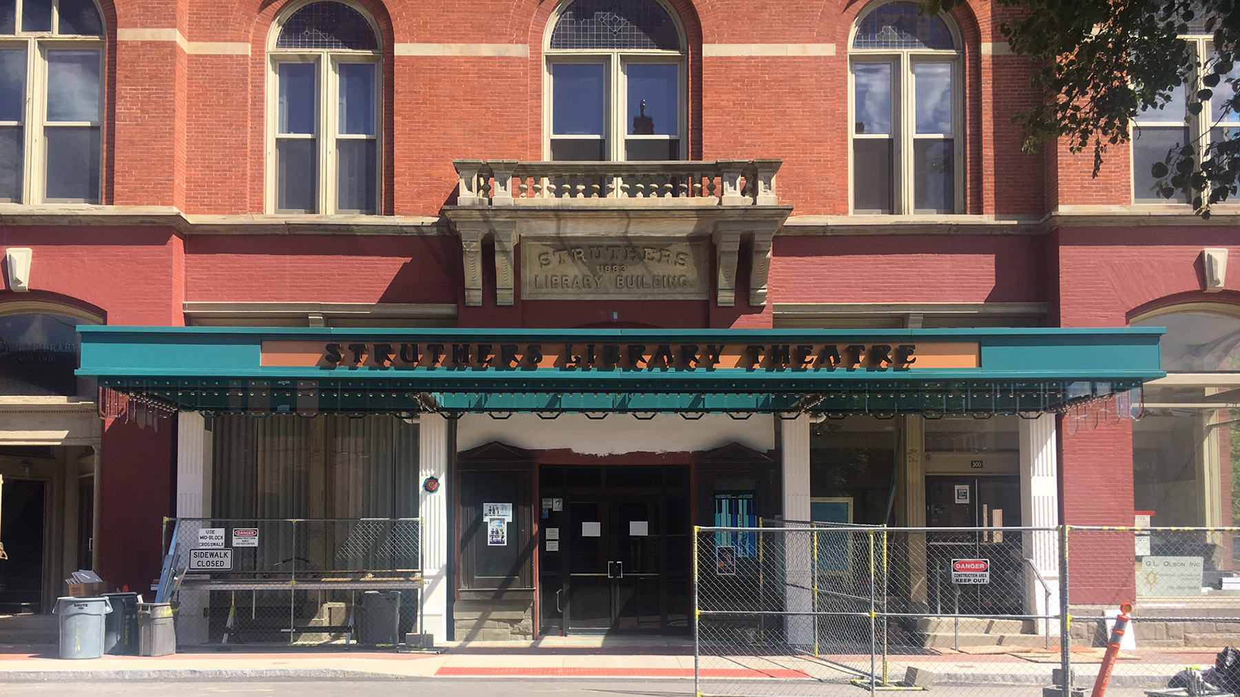 Struthers Library Theatre Architectural Building Products