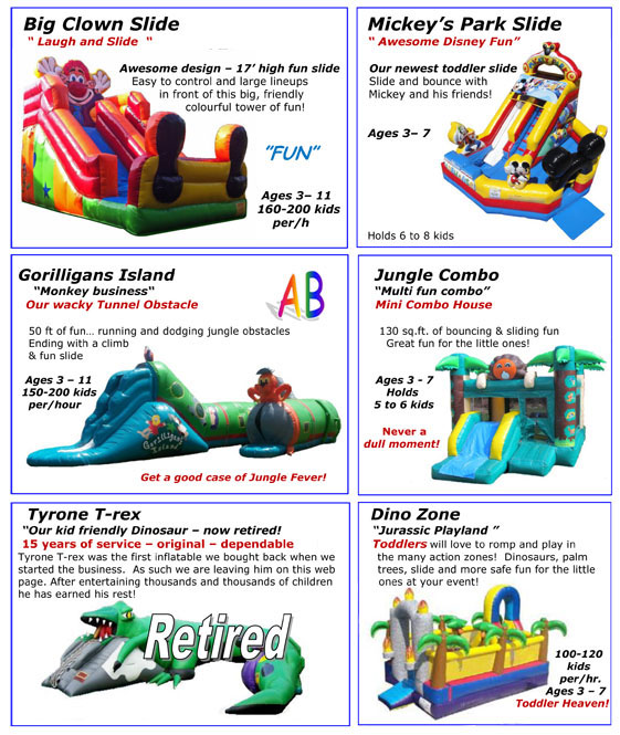 AB Promotion & Development Inflatable Attractions in Northern Ontario