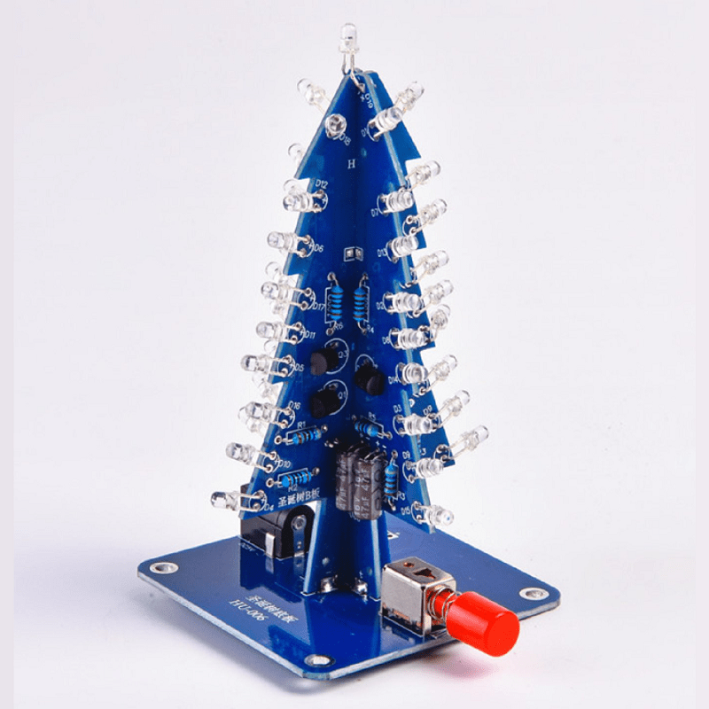 AK51 3D RGB LED Christmas Tree Kit with Acrylic Case