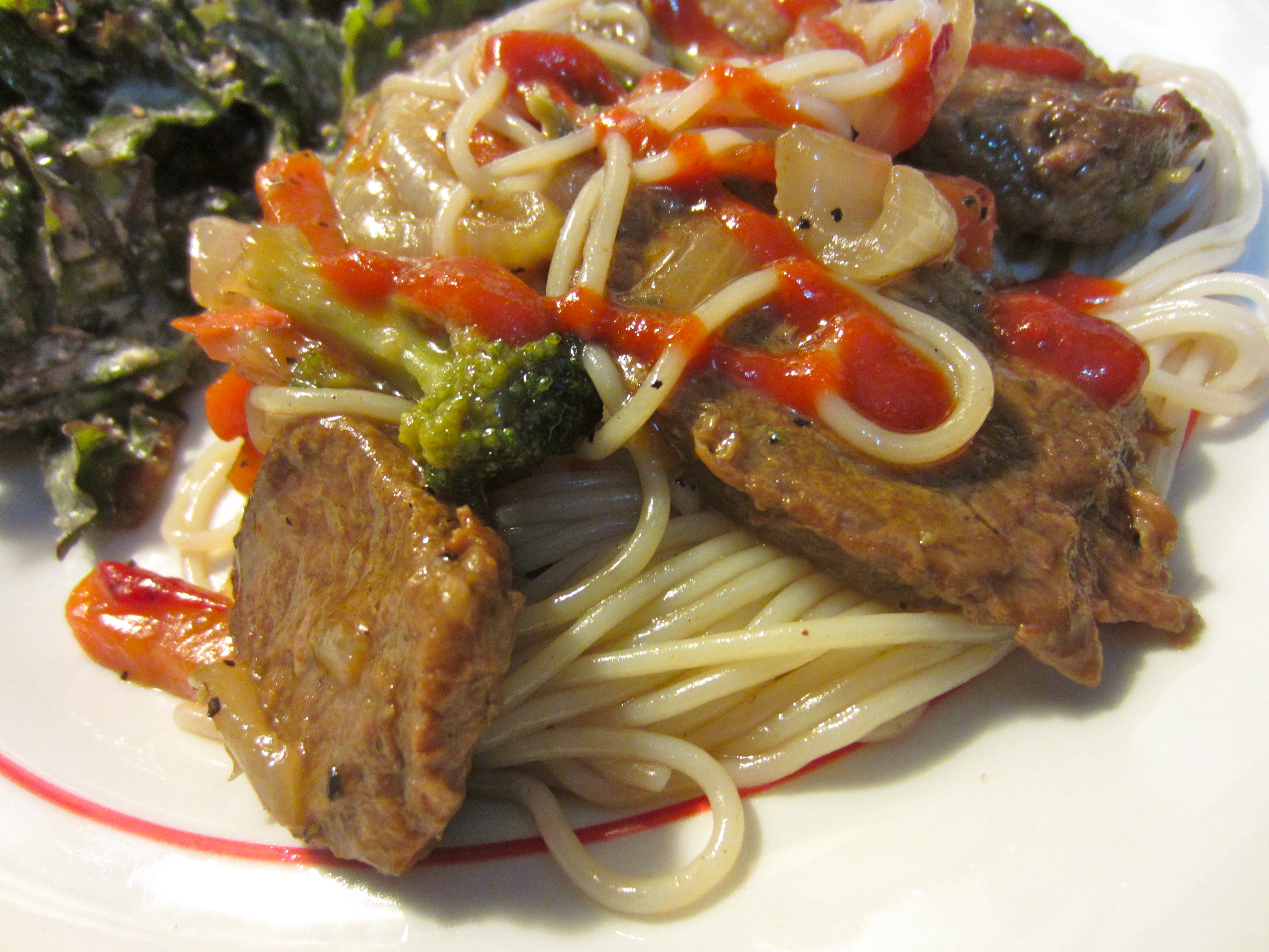Black Pepper Steak and Noodles abracapocus