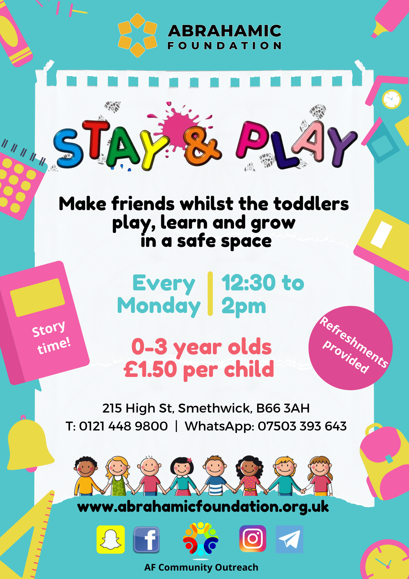 Monday Stay & Play Abrahamic Foundation