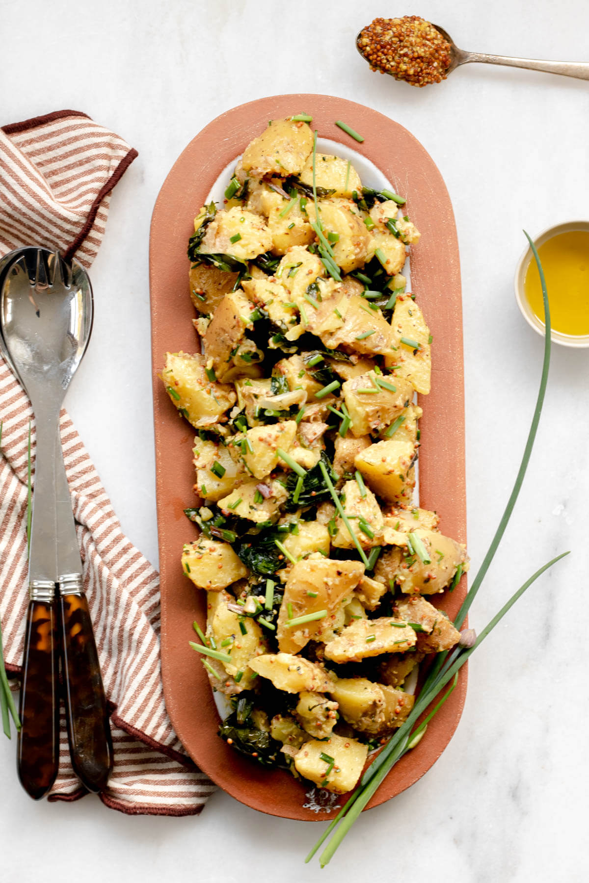 Warm Ramp Potato Salad Abra's Kitchen