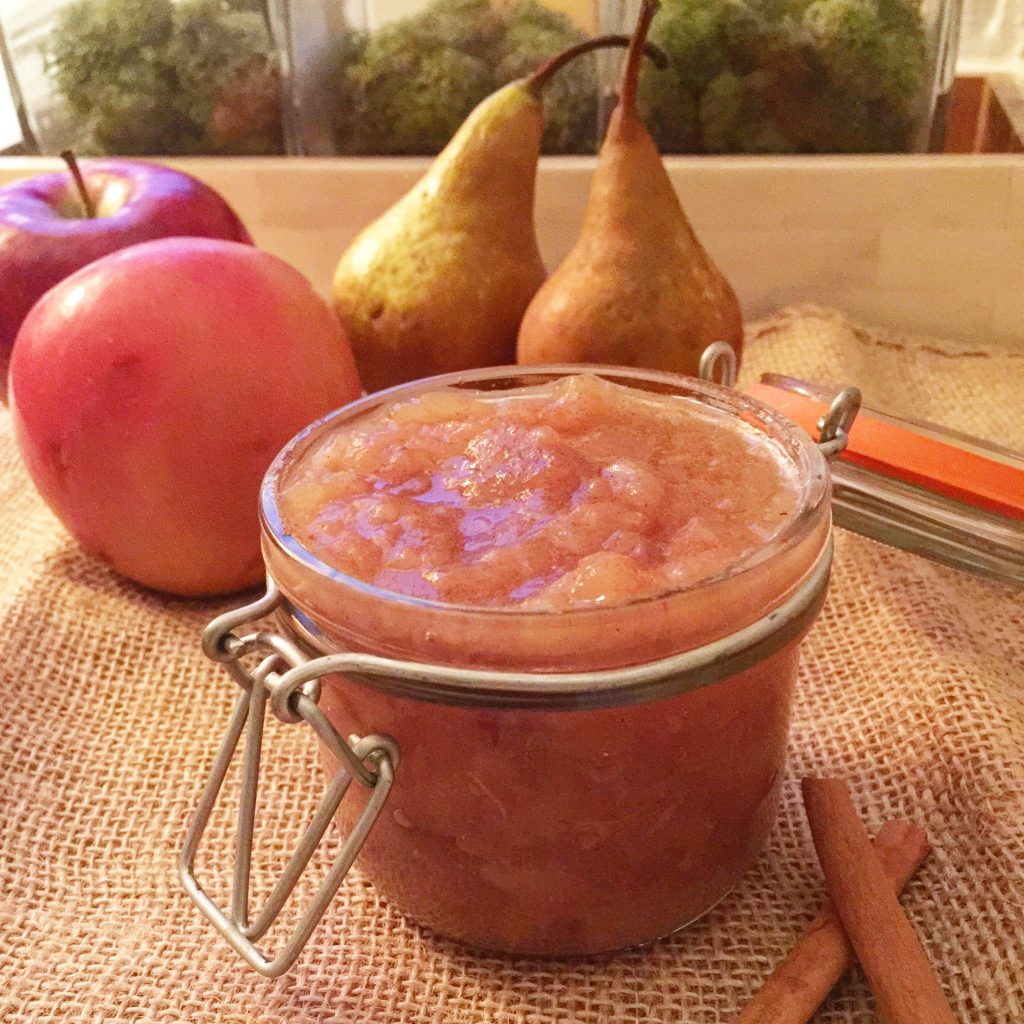 Slow Cooker Cinnamon Applesauce with Pears Abra's Kitchen