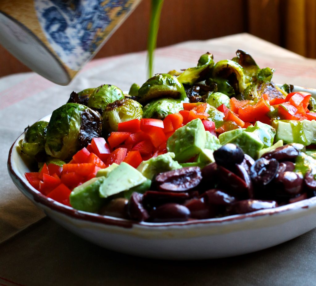 Roasted Brussels Sprout Quinoa Bliss Bowl