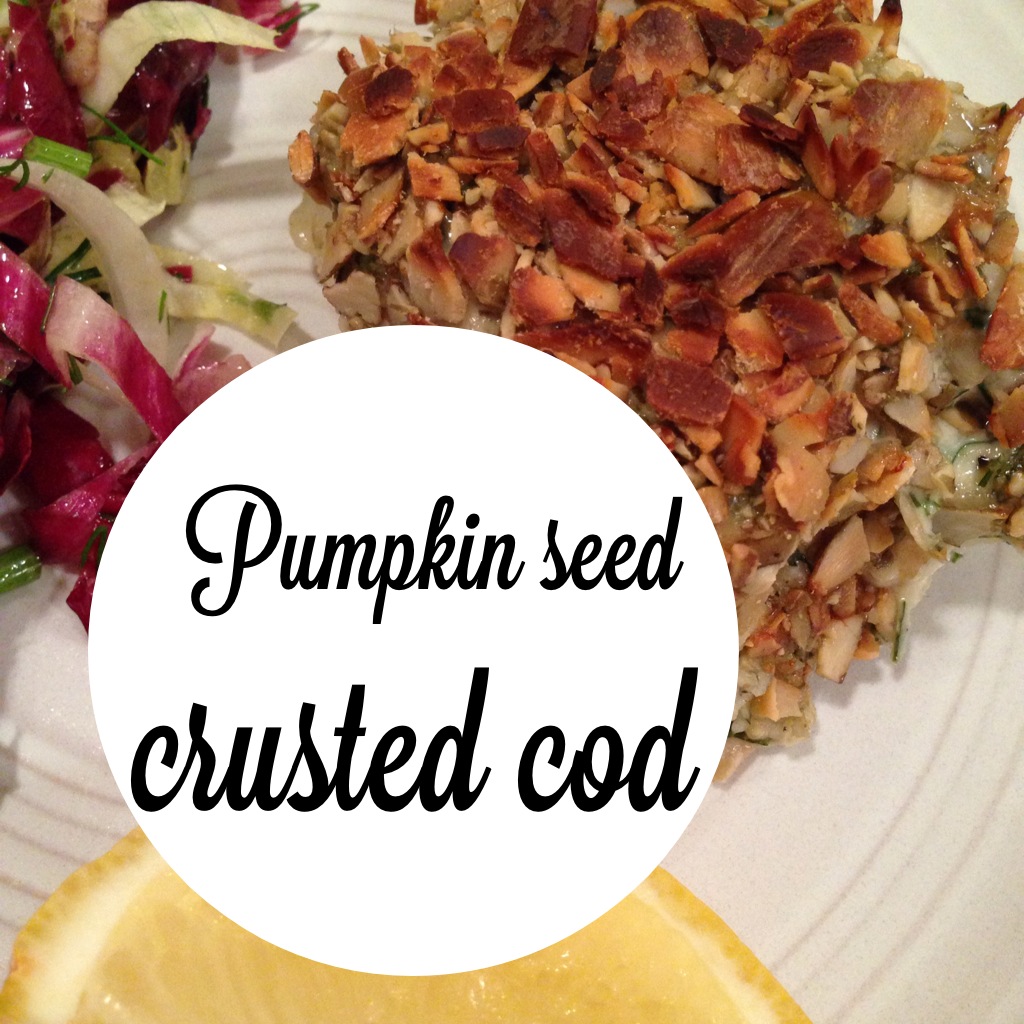 Pumpkin Seed Crusted Cod Abra's Kitchen