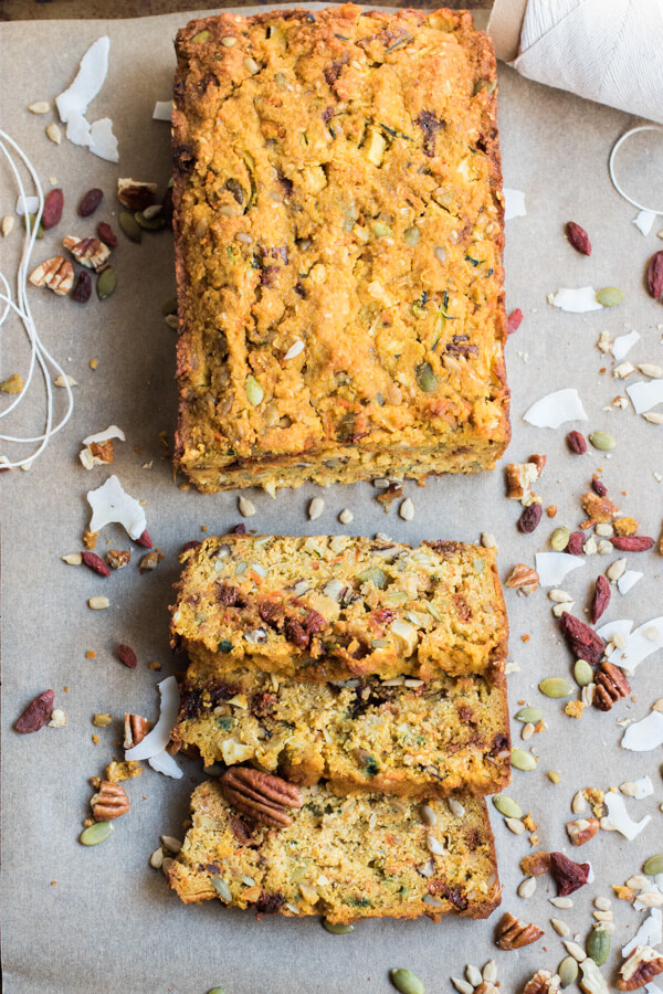 Paleo Morning Glory Quick Bread Abra's Kitchen