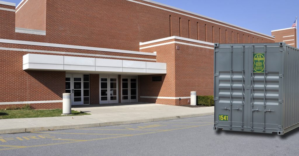 Storage Container Schools A.B. Richards