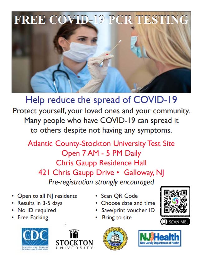 City of Absecon Free COVID19 Testing Site Open Daily
