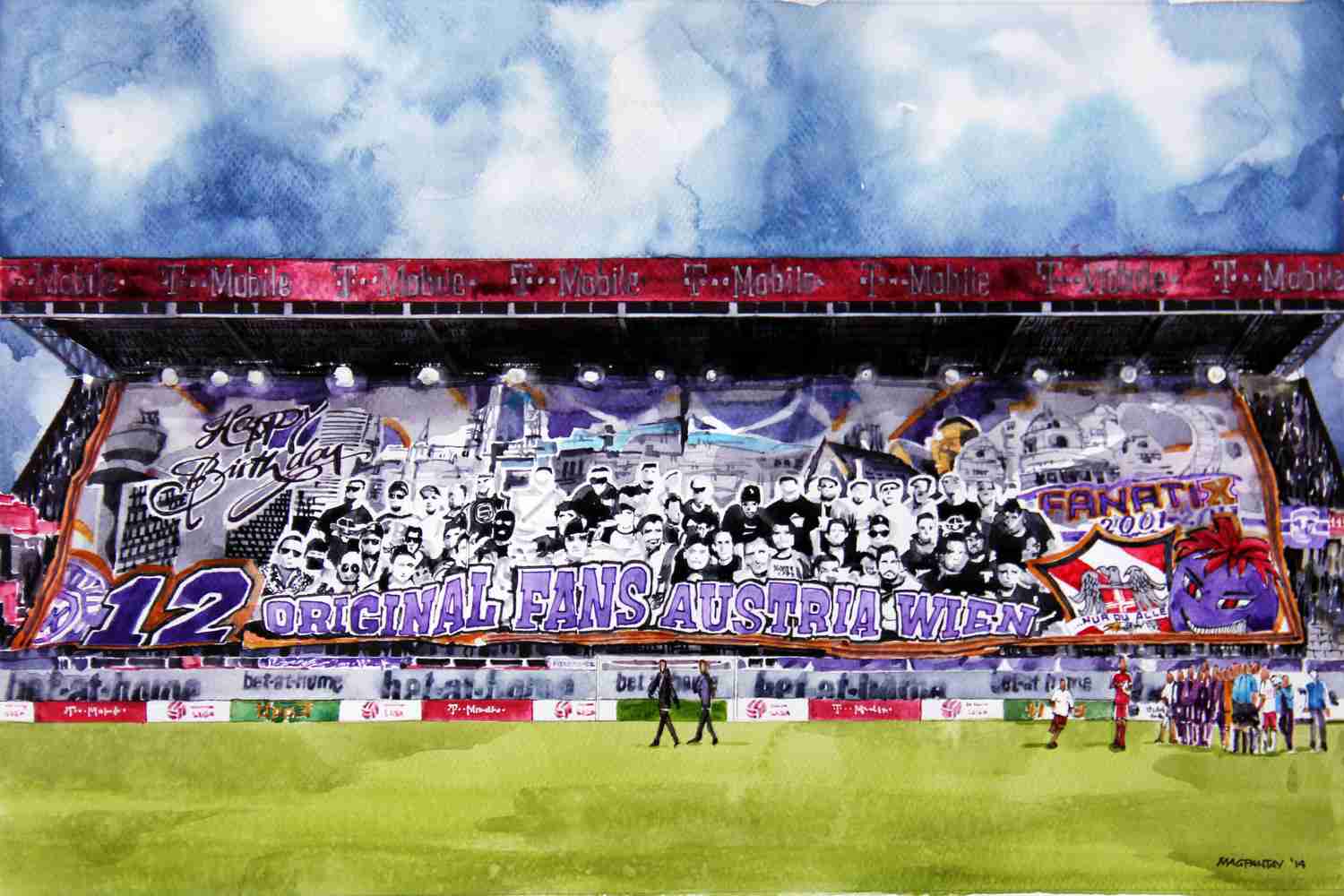 AustriaFans vor dem Derby „Entweder wir gehen unter oder wir befreien