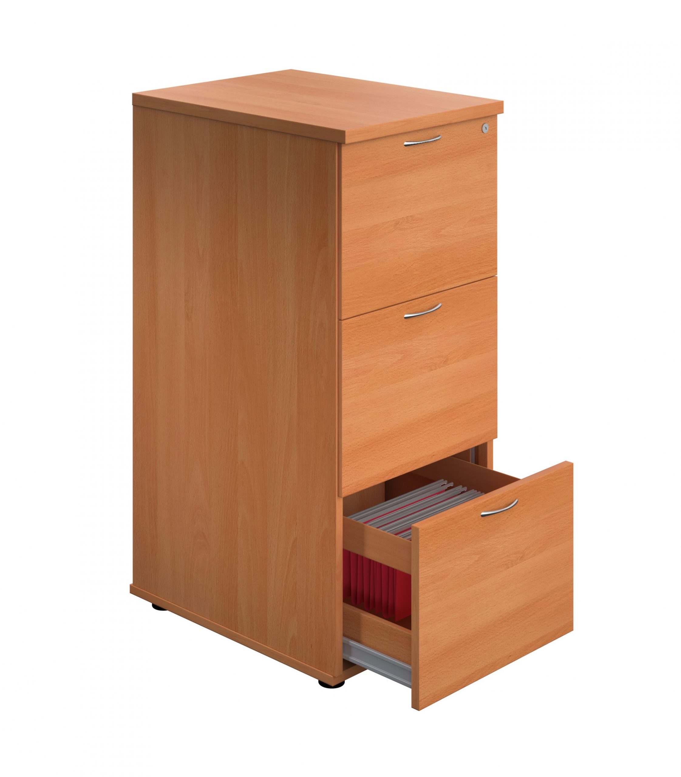 3 Drawer Wooden Filing 464w x 600d x 1030h mm Absolute