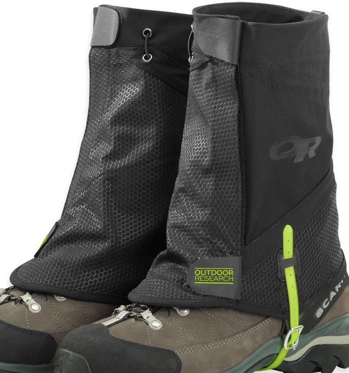 Outdoor Research FlexTex II Gaiters Boot Gaiter, S/M Black