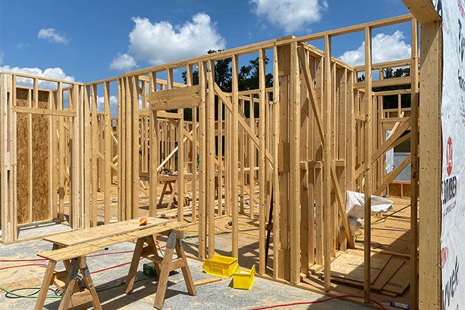 Framing for Homes in Christiansburg, VA Absolute Construction